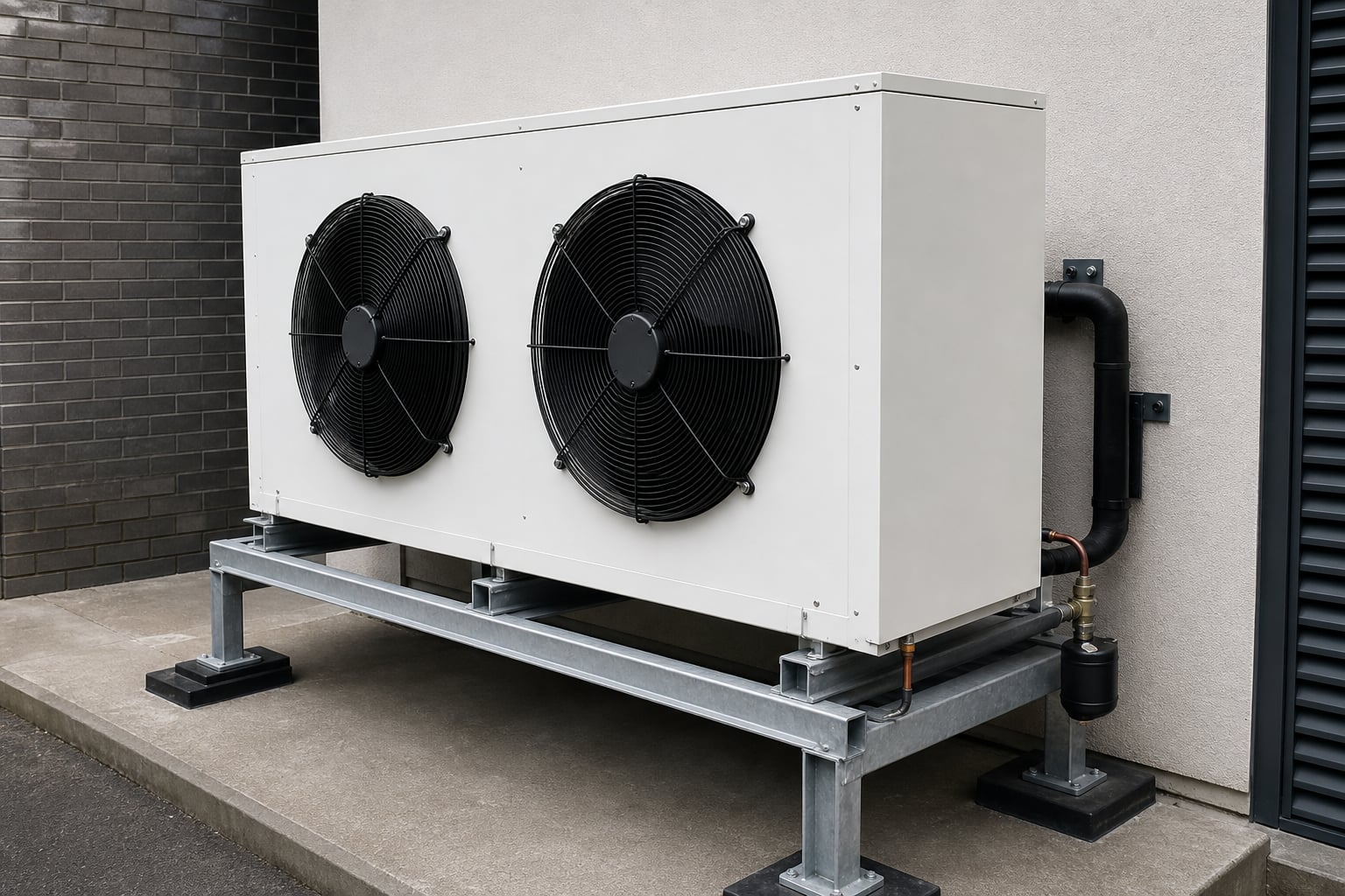 External plant serving the Barnstaple hotel cold room