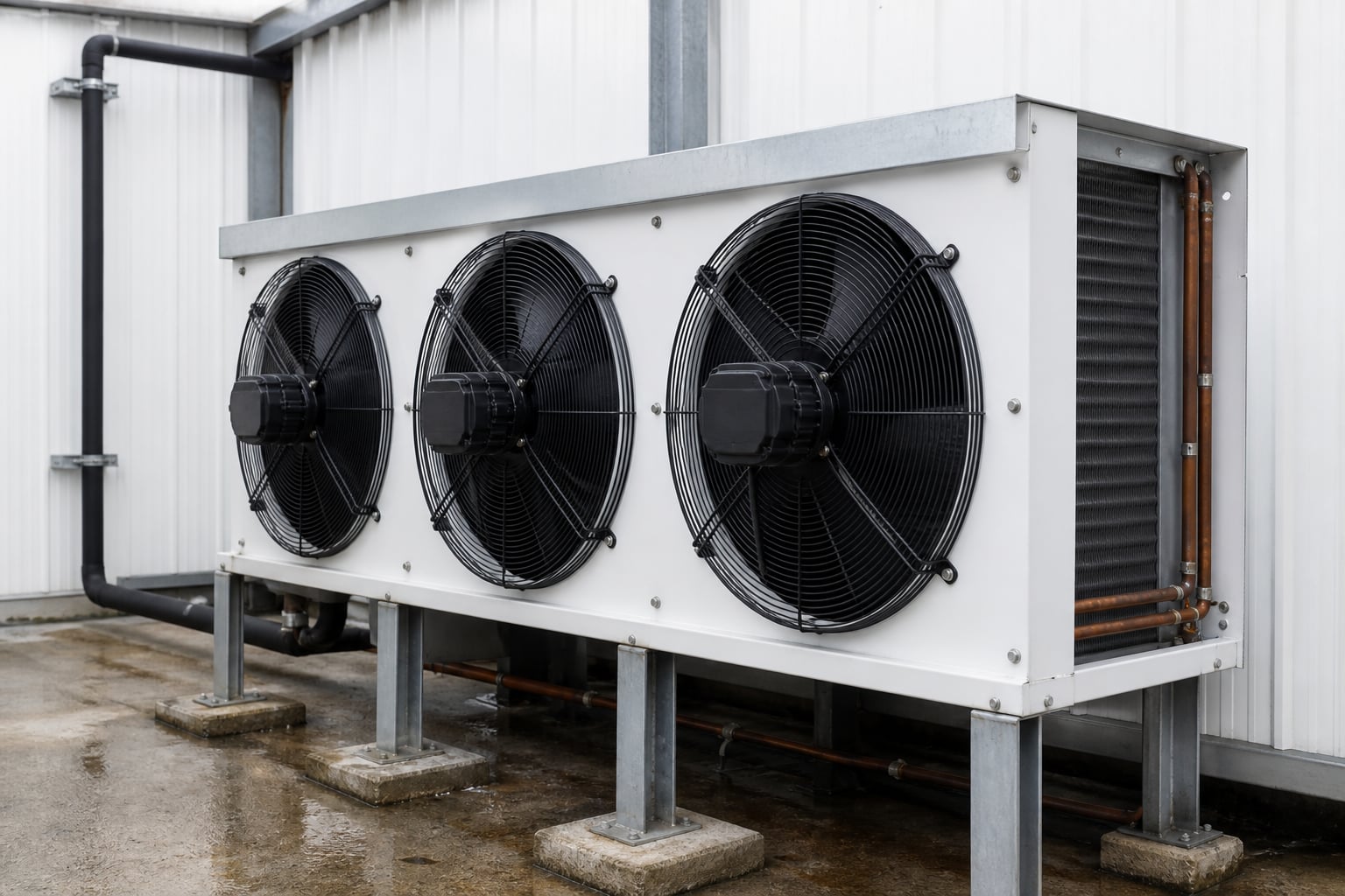 External condenser plant after cleaning