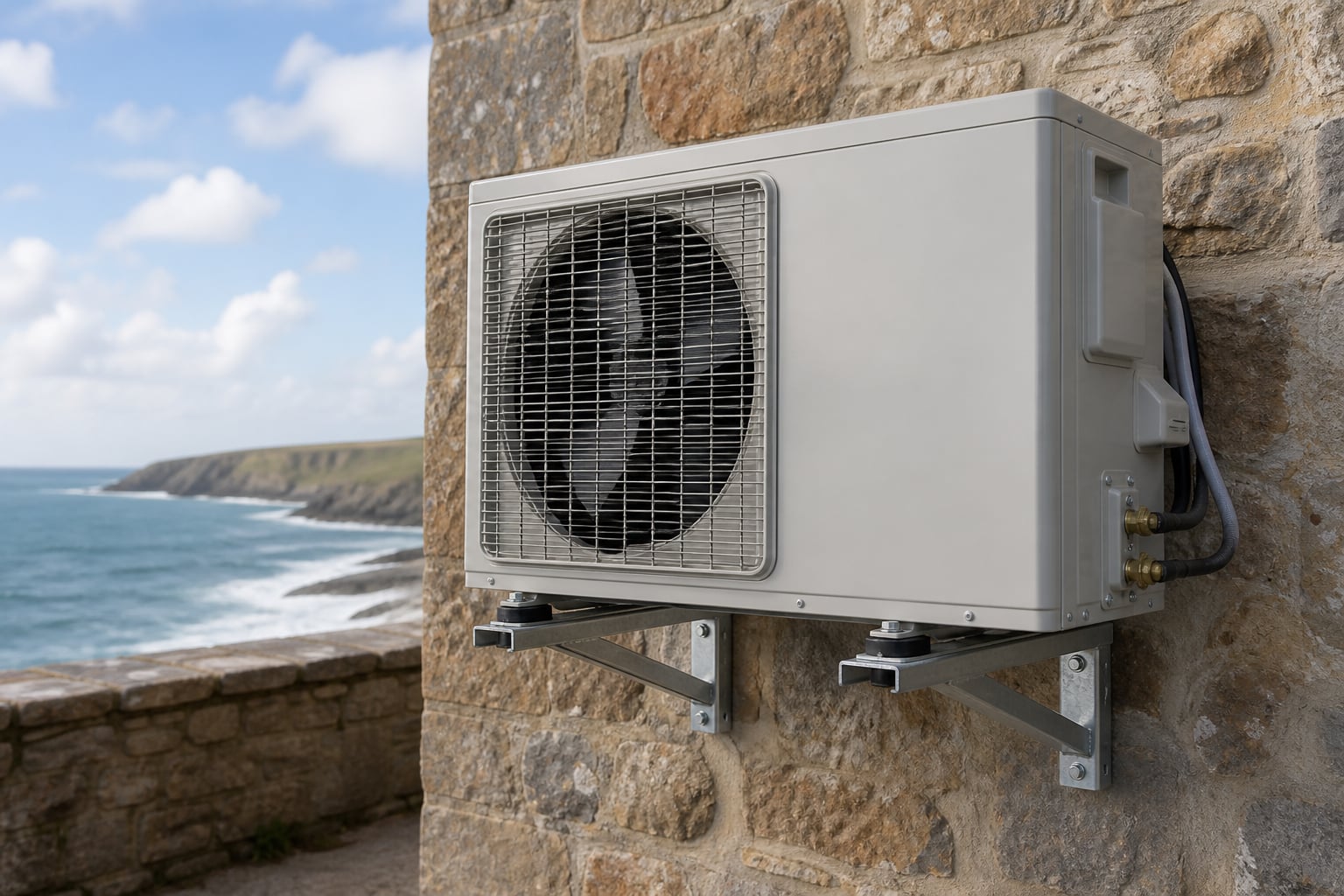 Condenser plant serving the Bideford pub freezer