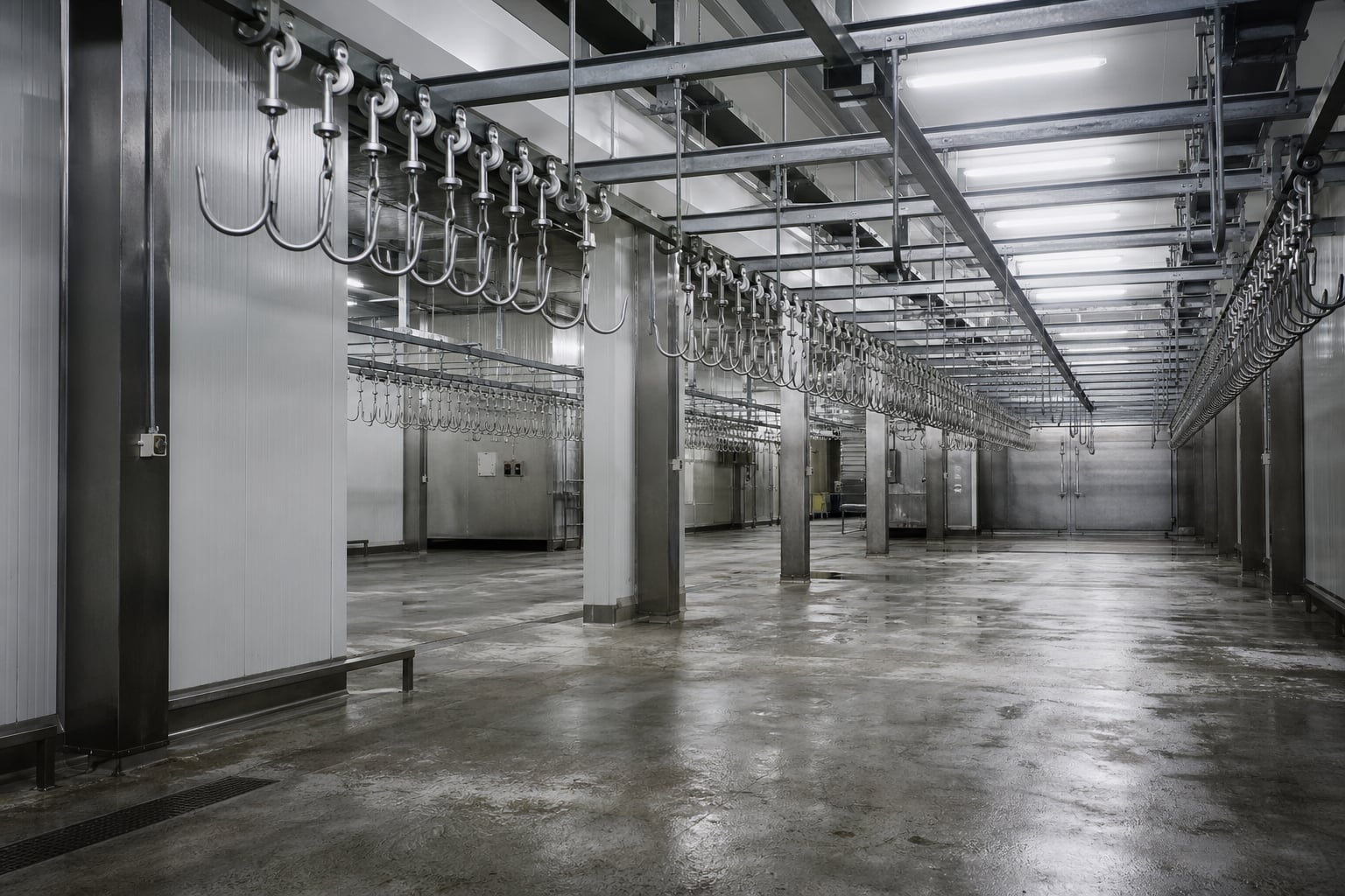 Wide view of South Molton butcher cold plant